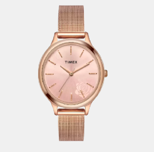 Female Pink Analog Stainless Steel Watch TWTL12102