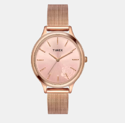 Timex Round Pink Analog watch