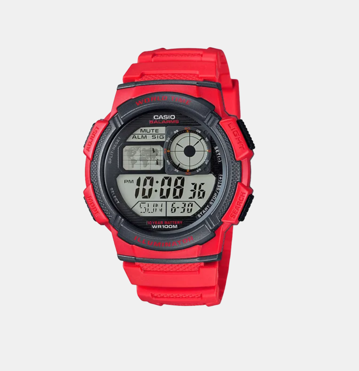 Casio Round Black Digital watch