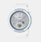 Casio Round White Analog-Digital watch