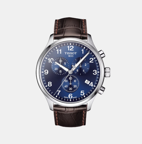 Tissot Round Blue Chronograph watch