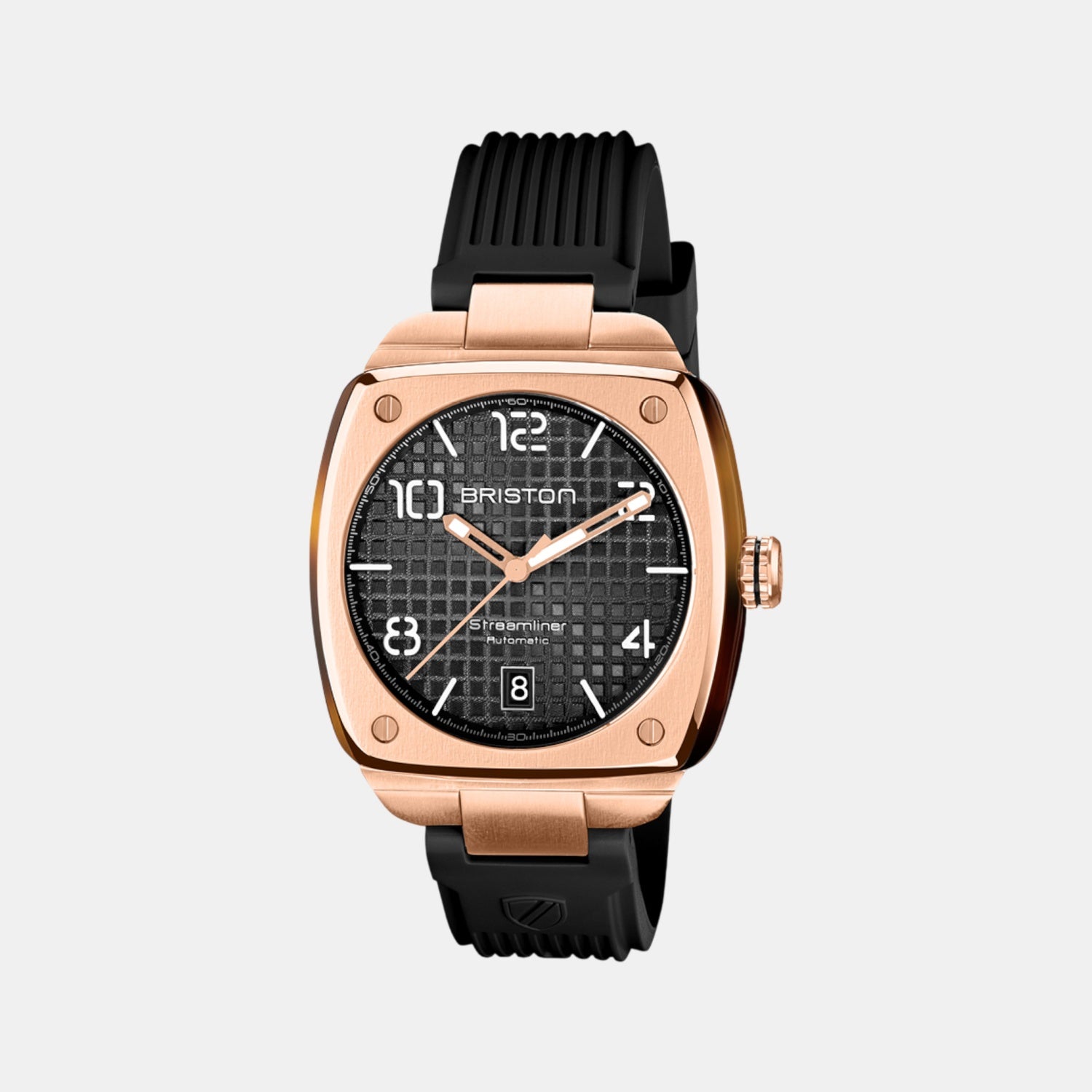 Streamliner Urban Men Automatic Black Dial Chronograph Rubber Watch 23640.SPRG.T.1.RB