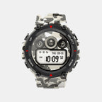 T-rex Men Quartz Green Dial Digital Silicone Watch T-rex Camo Green