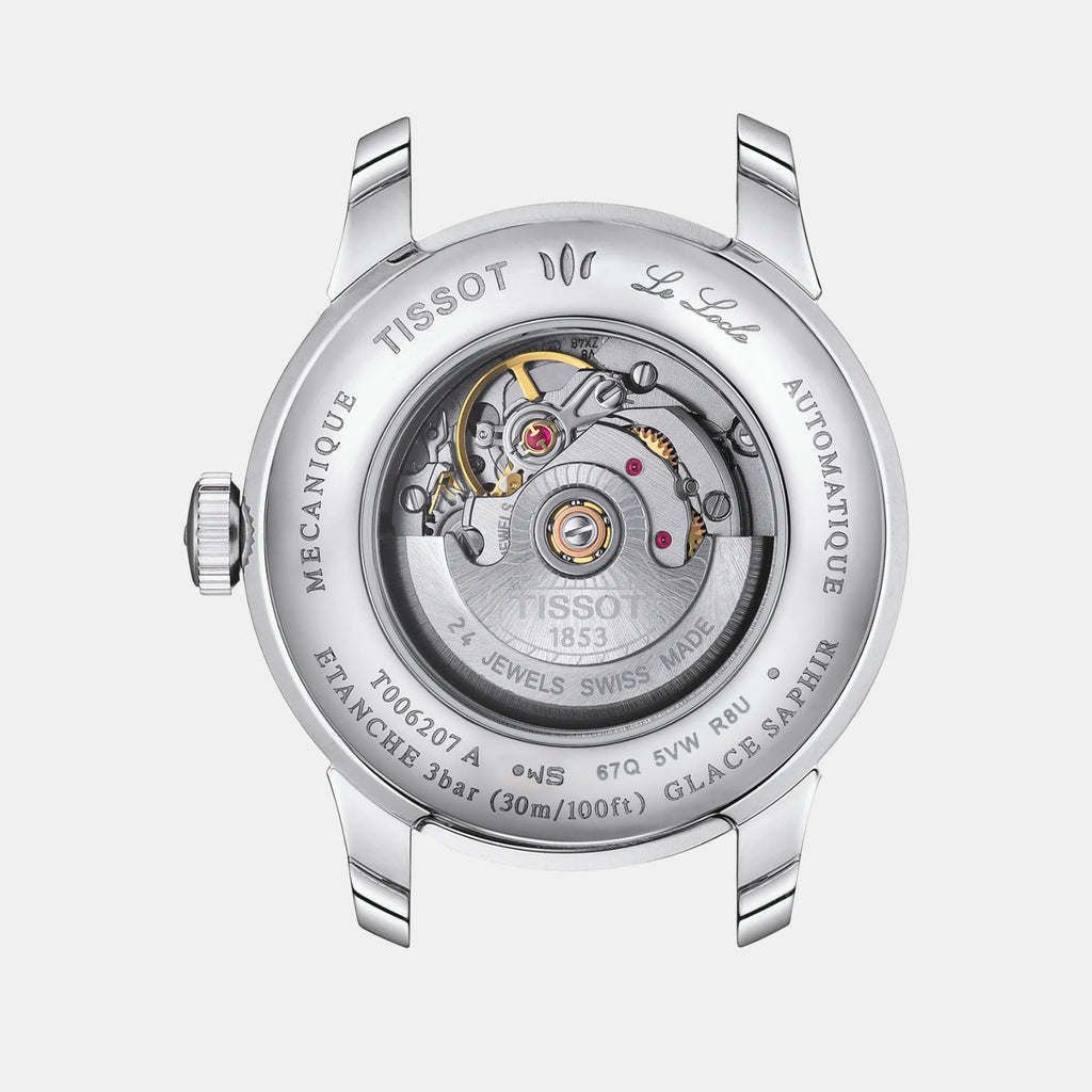 Le Locle Women Black Dial Analog Stainless Steel Watch T0062071105800