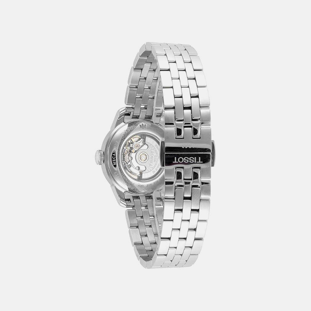 Le Locle Women Black Dial Analog Stainless Steel Watch T0062071105800