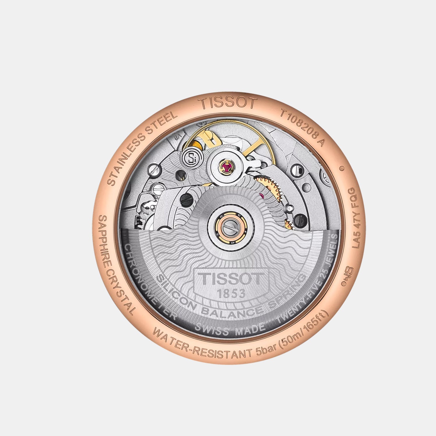 Le Locle Women Black Dial Analog Stainless Steel Watch T0062071105800