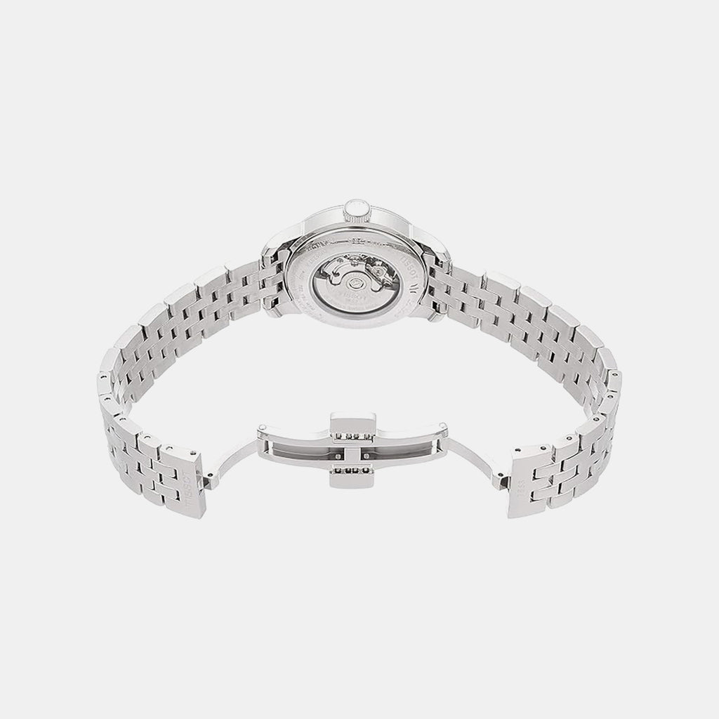 Le Locle Women Black Dial Analog Stainless Steel Watch T0062071105800