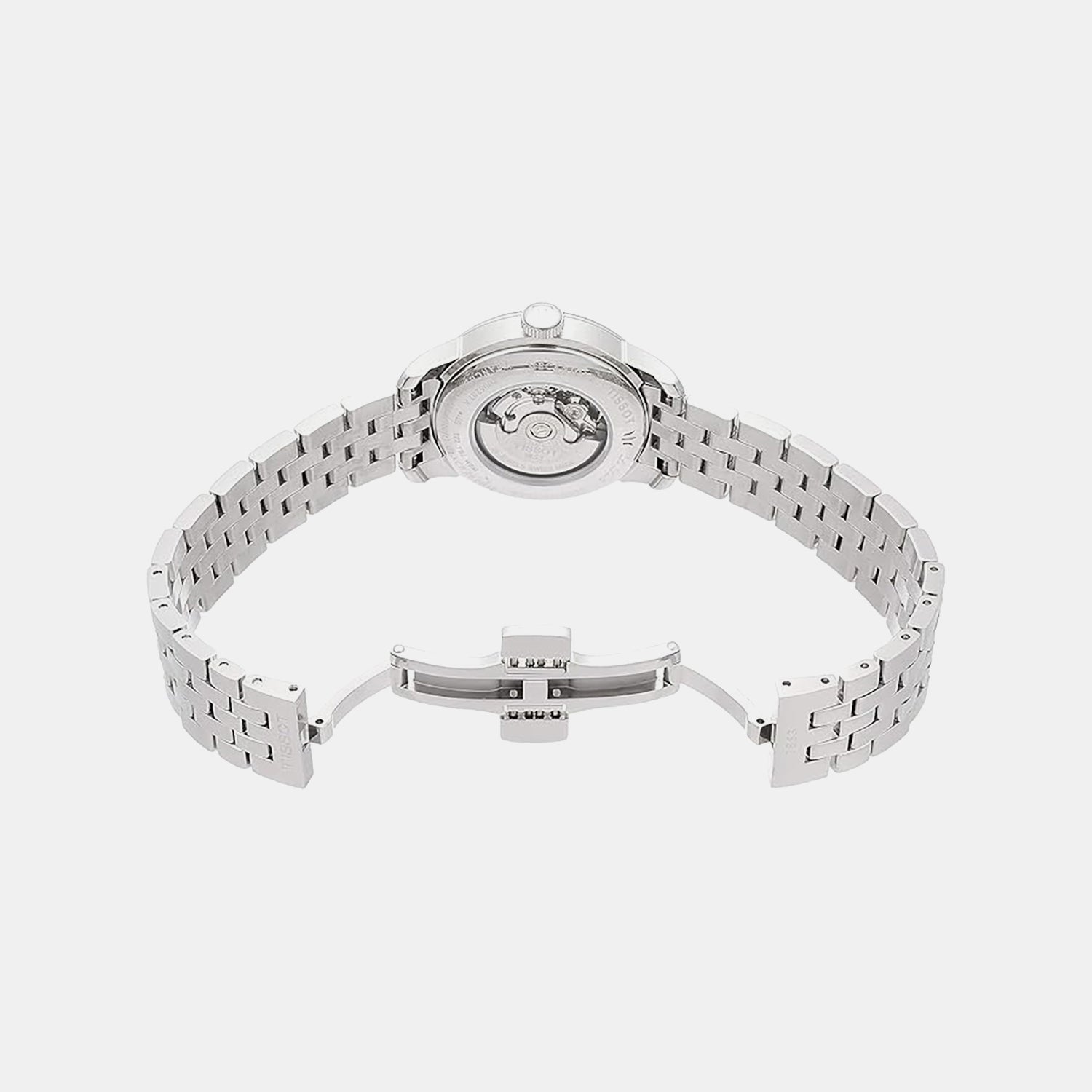 Le Locle Women Black Dial Analog Stainless Steel Watch T0062071105800