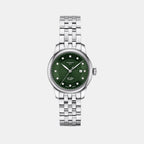 Le Locle Women Automatic Green Dial Analog Stainless Steel Watch T0062071109600