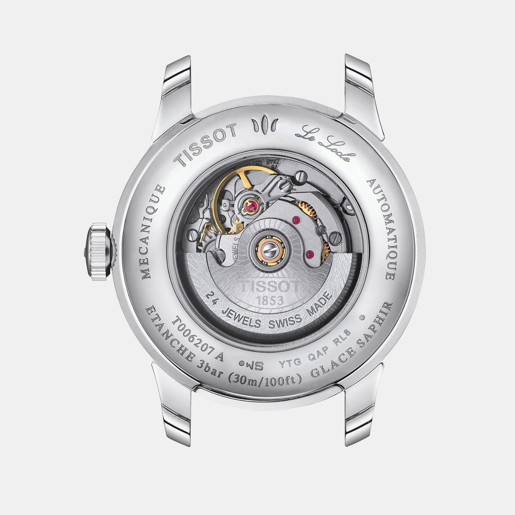 Le Locle Women Automatic Green Dial Analog Stainless Steel Watch T0062071109600