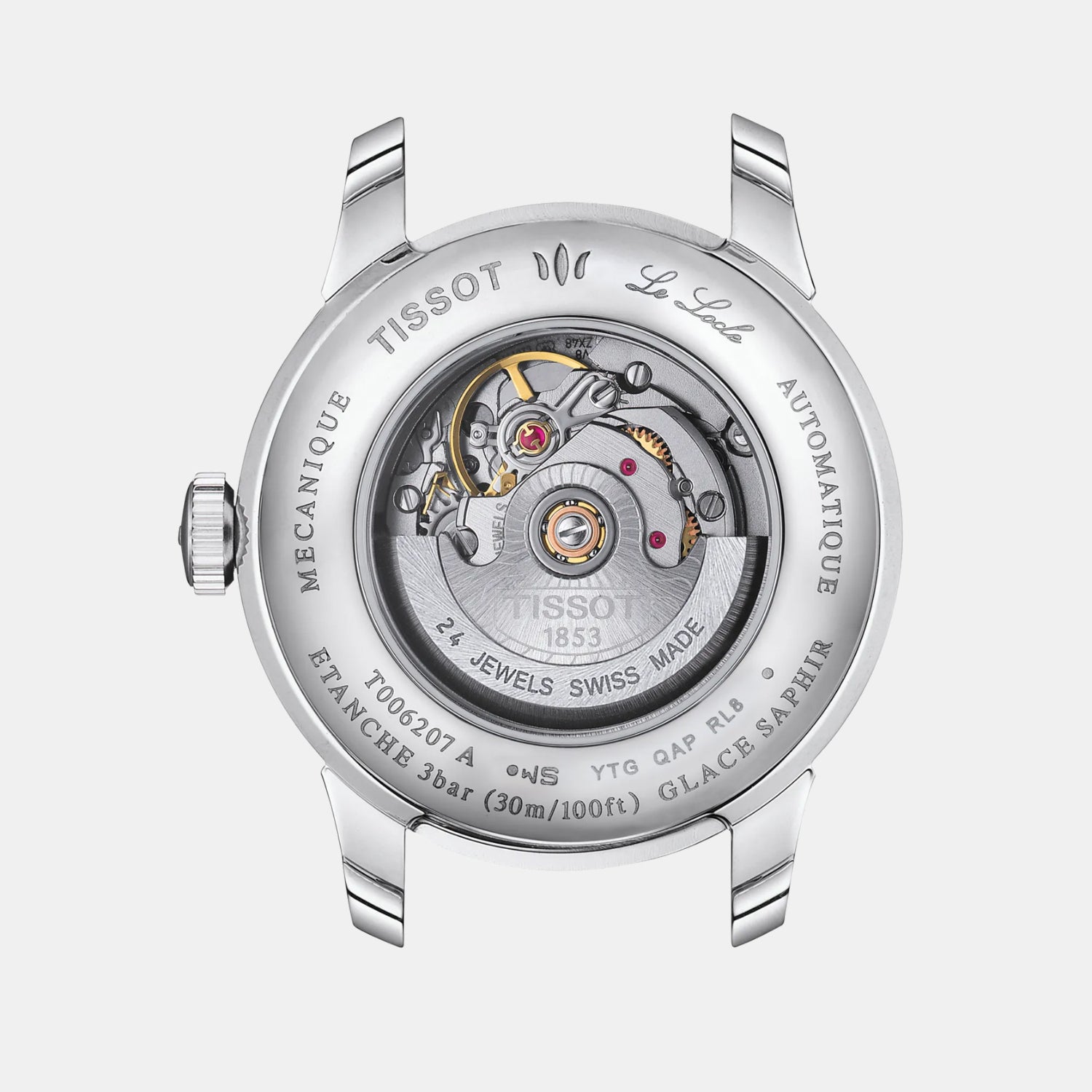 Le Locle Women Automatic Green Dial Analog Stainless Steel Watch T0062071109600