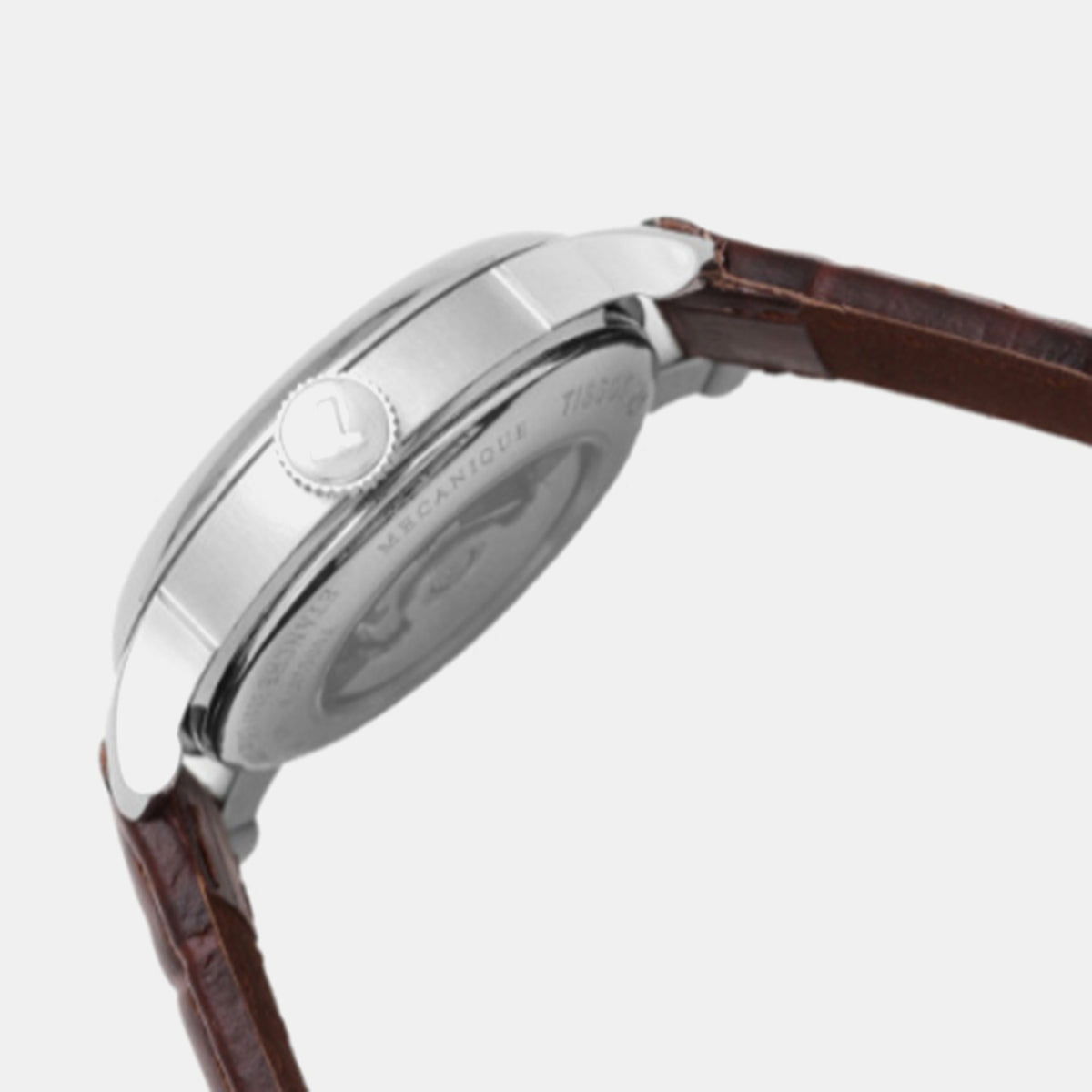 Le Locle Women Automatic Silver Dial Analog Leather Watch T0062071603800