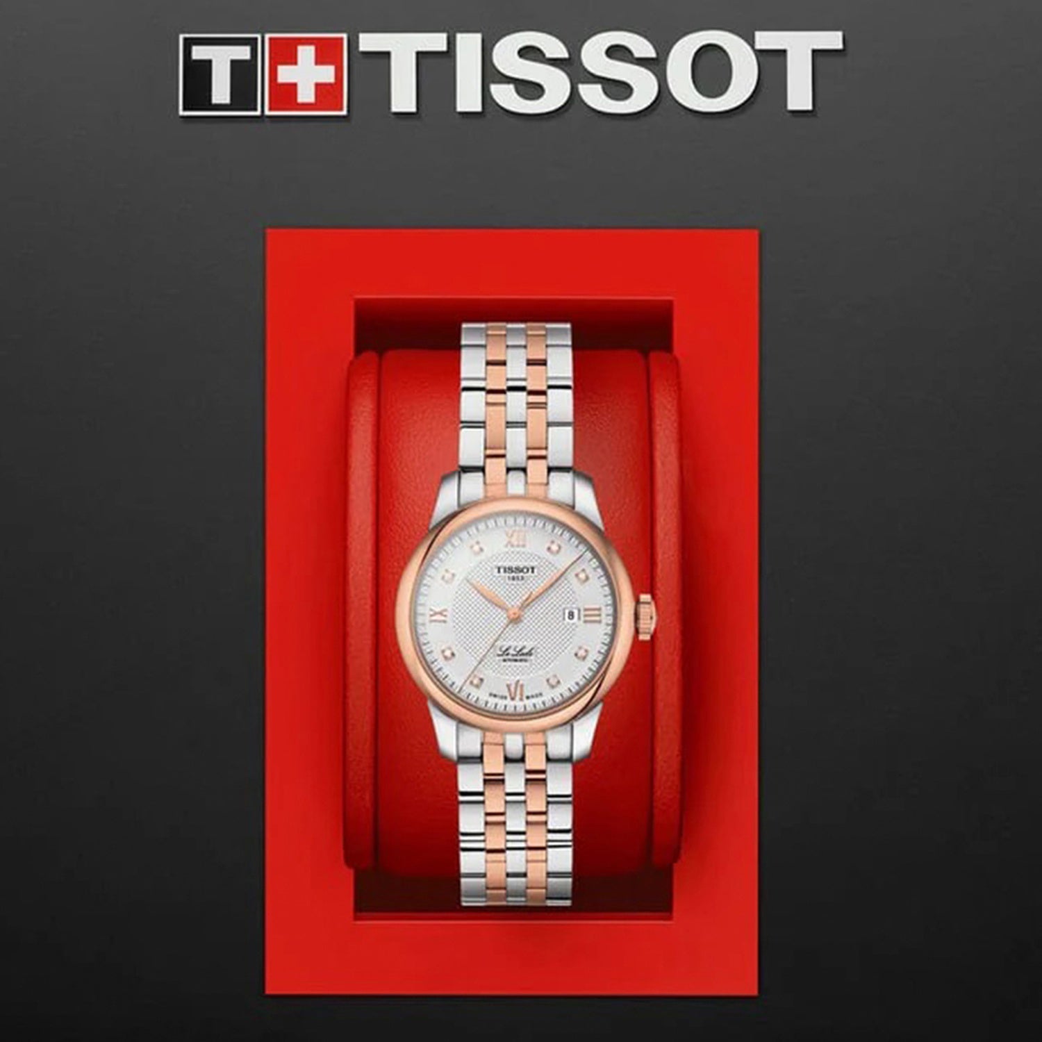 Le Locle Women Automatic Silver Dial Analog Stainless Steel Watch T0062072203600