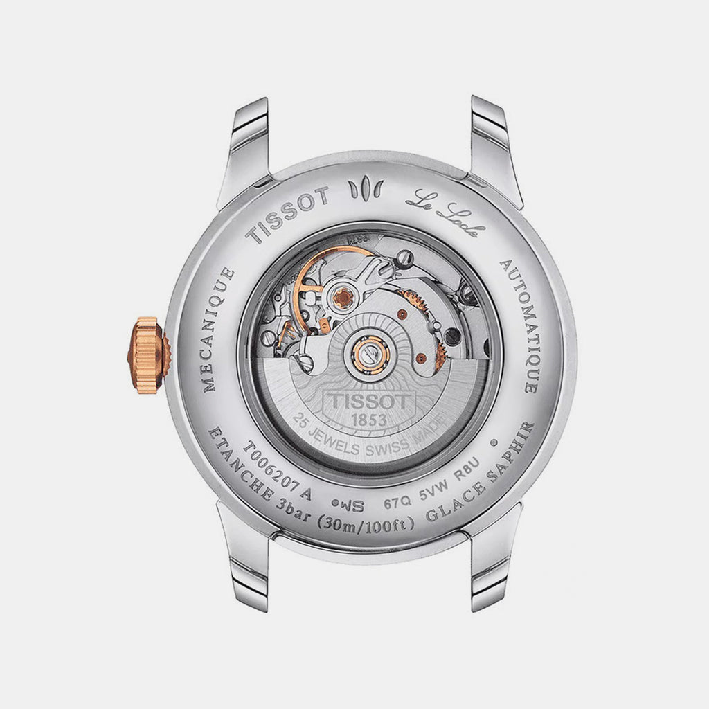 Le Locle Women Automatic Grey Dial Analog Stainless Steel Watch T0062072203800