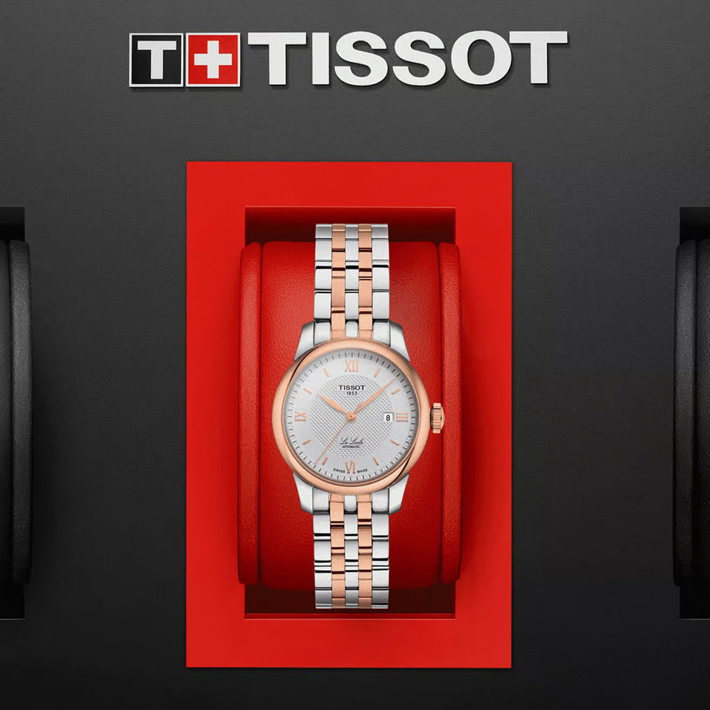 Le Locle Women Automatic Grey Dial Analog Stainless Steel Watch T0062072203800