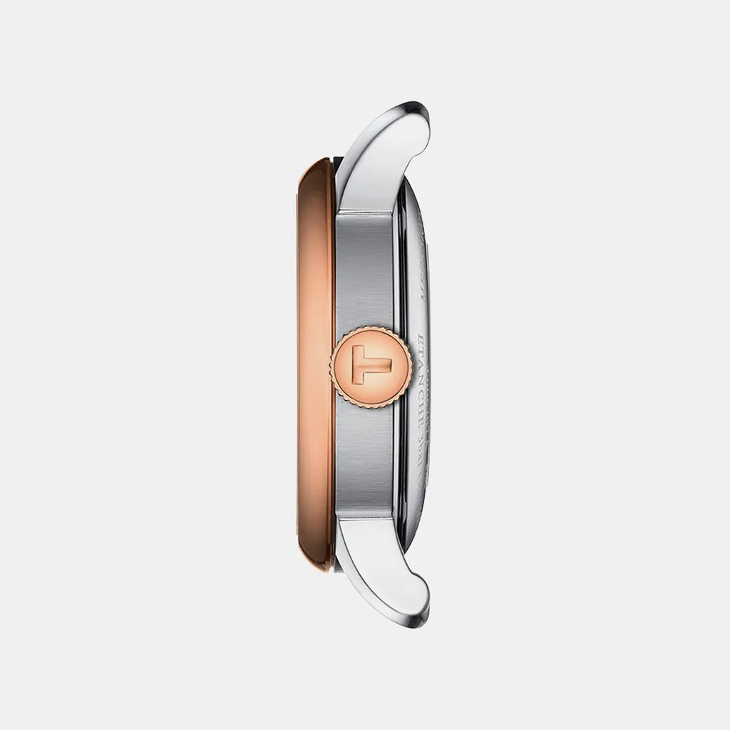 Le Locle Women Automatic Mother Of Pearl Dial Analog Stainless Steel Watch T0062072211600