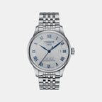 Le Locle 20th Anniversary Men Automatic Silver Dial Analog Stainless Steel Watch T0064071103303