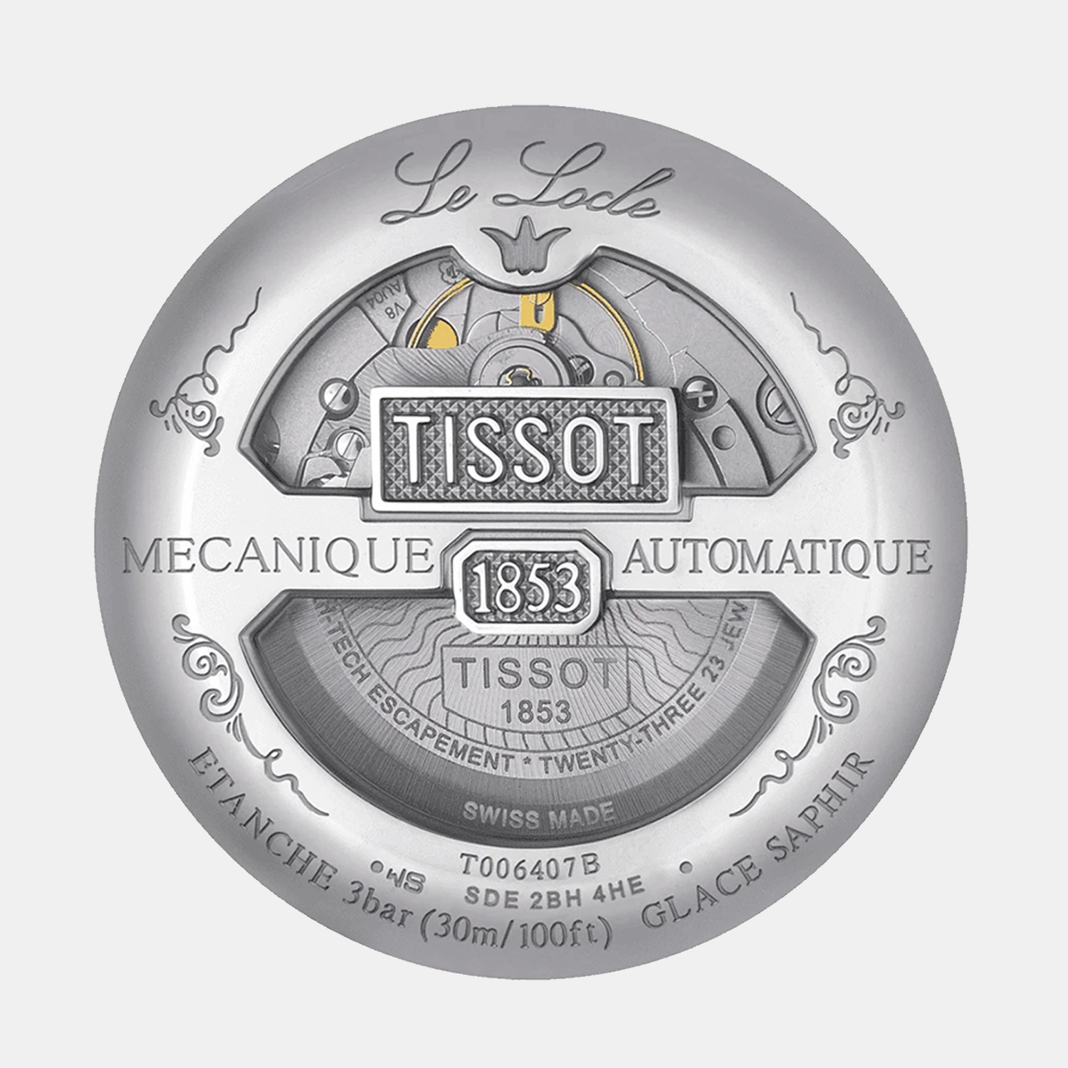 Tissot 39.3 mm Round Automatic watch