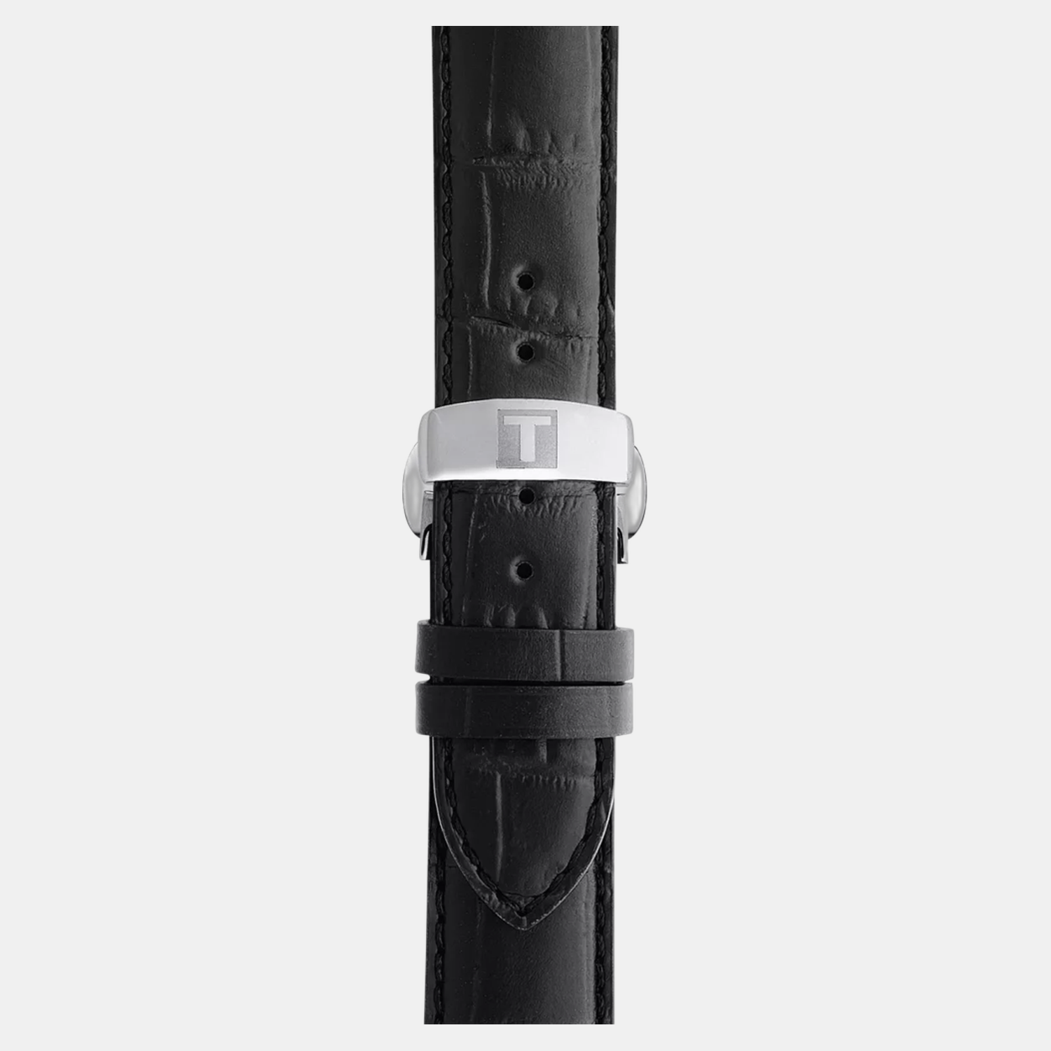 Le Locle Men Automatic Black Dial Analog Leather Watch T0064071605300