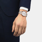 Le Locle Automatic Men Quartz Silver Dial Analog Stainless Steel Watch T0064072203600
