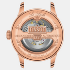 Le Locle Men Automatic Silver Dial Analog Leather Watch T0064073603300