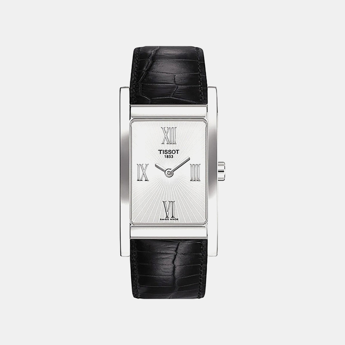 T-Lady Women Quartz Silver Dial Analog Leather Watch T0163091603300