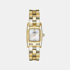 T Lady Women Quartz Mother Of Pearl Dial Analog Stainless Steel Watch T0421093311700