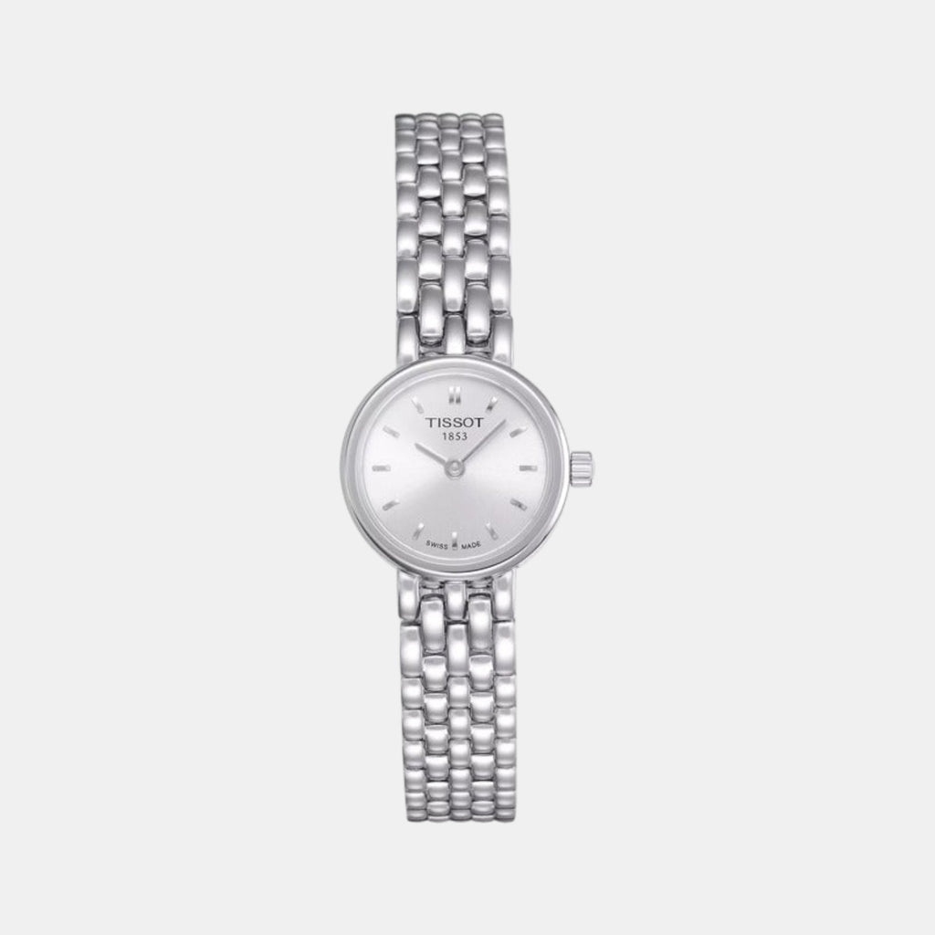 Lovely Women Quartz Silver Dial Analog Stainless Steel Watch T0580091103100