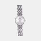Lovely Women Quartz Silver Dial Analog Stainless Steel Watch T0580091103100