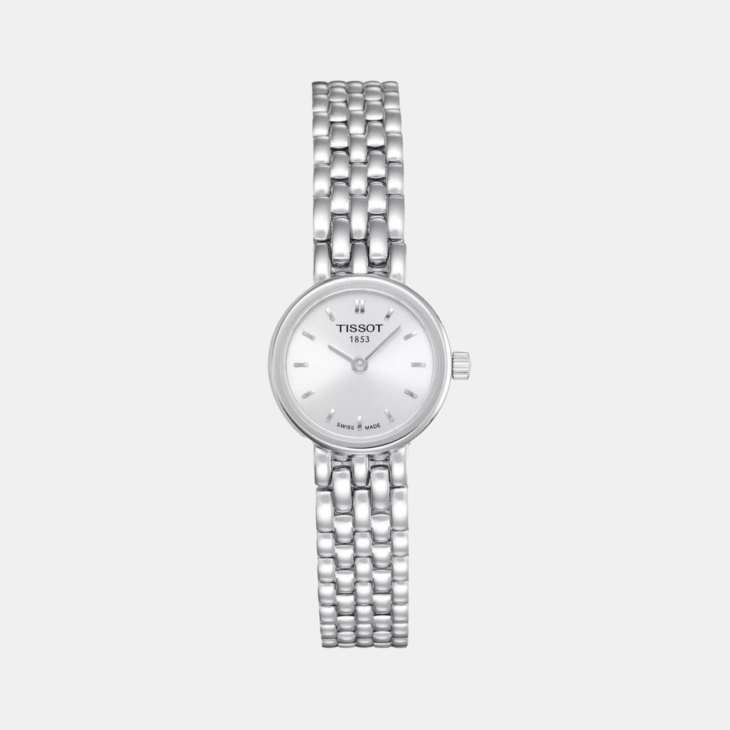 Lovely Women Quartz Silver Dial Analog Stainless Steel Watch T0580091103100