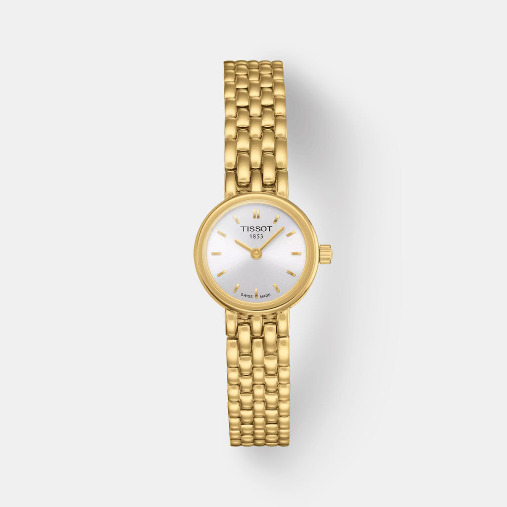 Lovely Women Quartz Silver Dial Analog Stainless Steel Watch T0580093303100