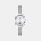 Lovely Women Quartz Silver Dial Analog Stainless Steel Watch T0581091103600