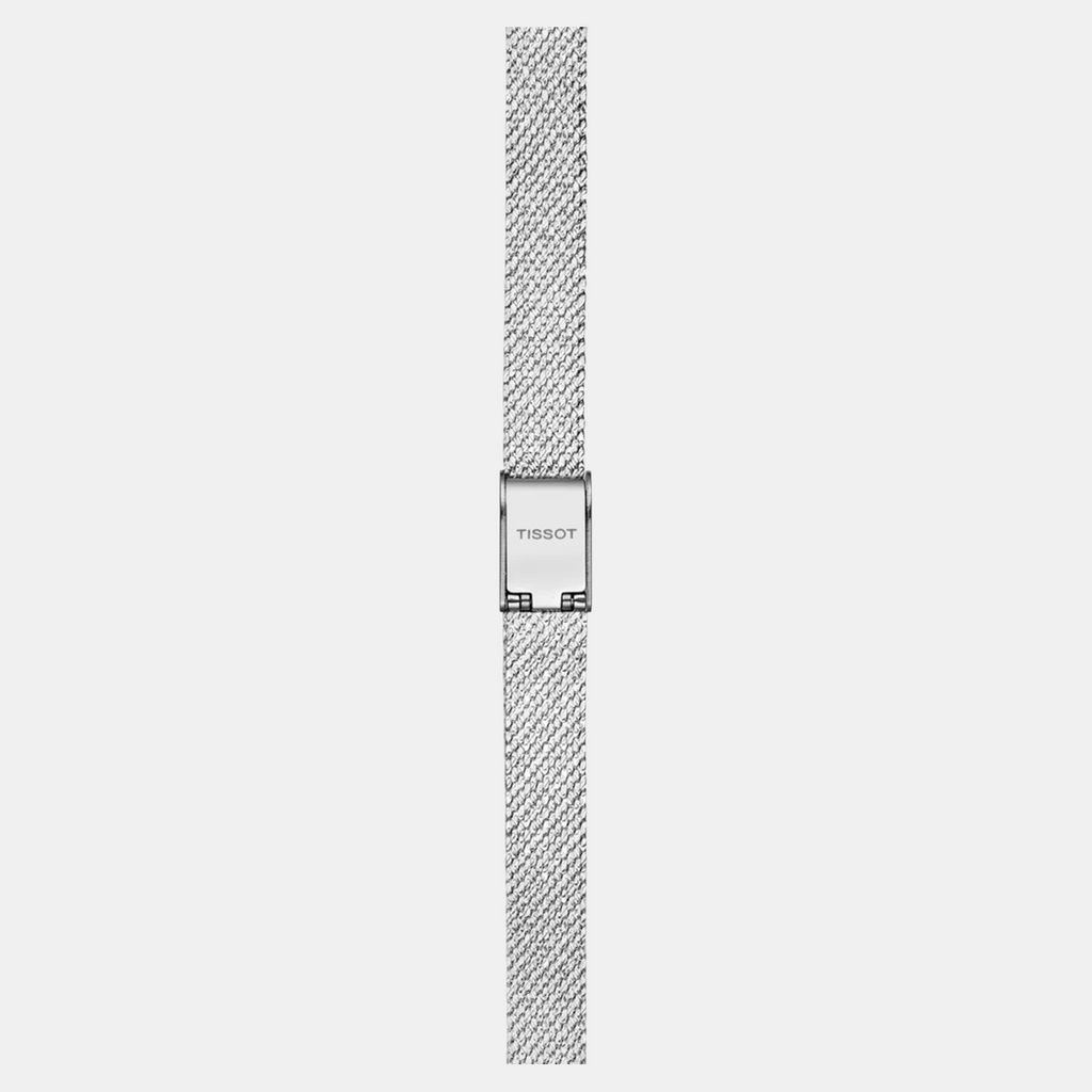 Lovely Women Quartz Silver Dial Analog Stainless Steel Watch T0581091103600