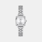 Lovely Women Quartz Silver Dial Analog Stainless Steel Watch T0581091103601