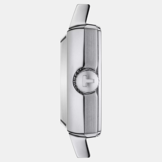 Lovely Women Quartz Silver Dial Analog Stainless Steel Watch T0581091103601