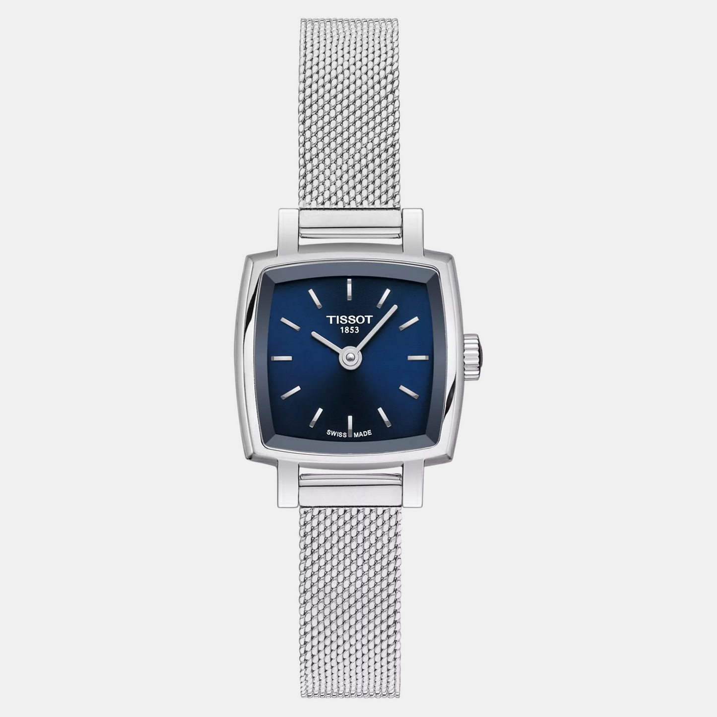 Lovely Women Quartz Blue Dial Analog Stainless Steel Watch T0581091104100