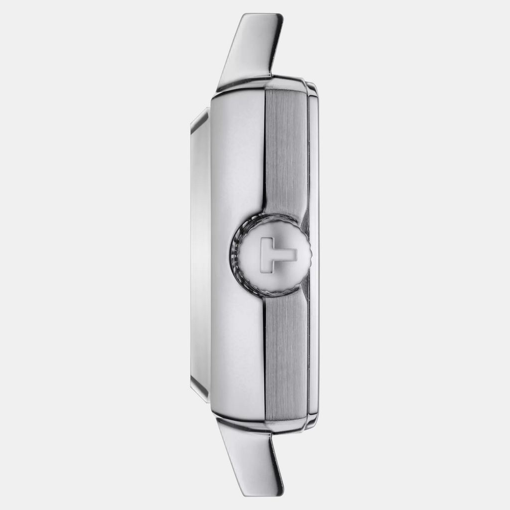 Lovely Women Quartz Silver Dial Analog Leather Watch T0581091603600