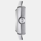 Lovely Women Quartz Silver Dial Analog Leather Watch T0581091603600