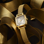 Lovely Women Quartz Silver Dial Analog Stainless Steel Watch T0581093303100