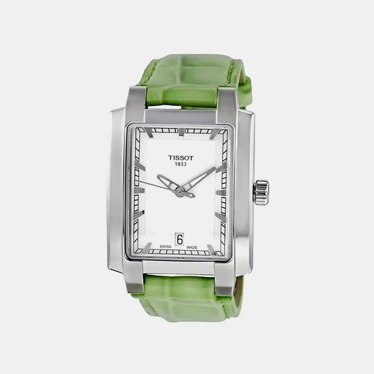 No collection name Women Quartz White Dial Analog Leather Watch T0613101603103