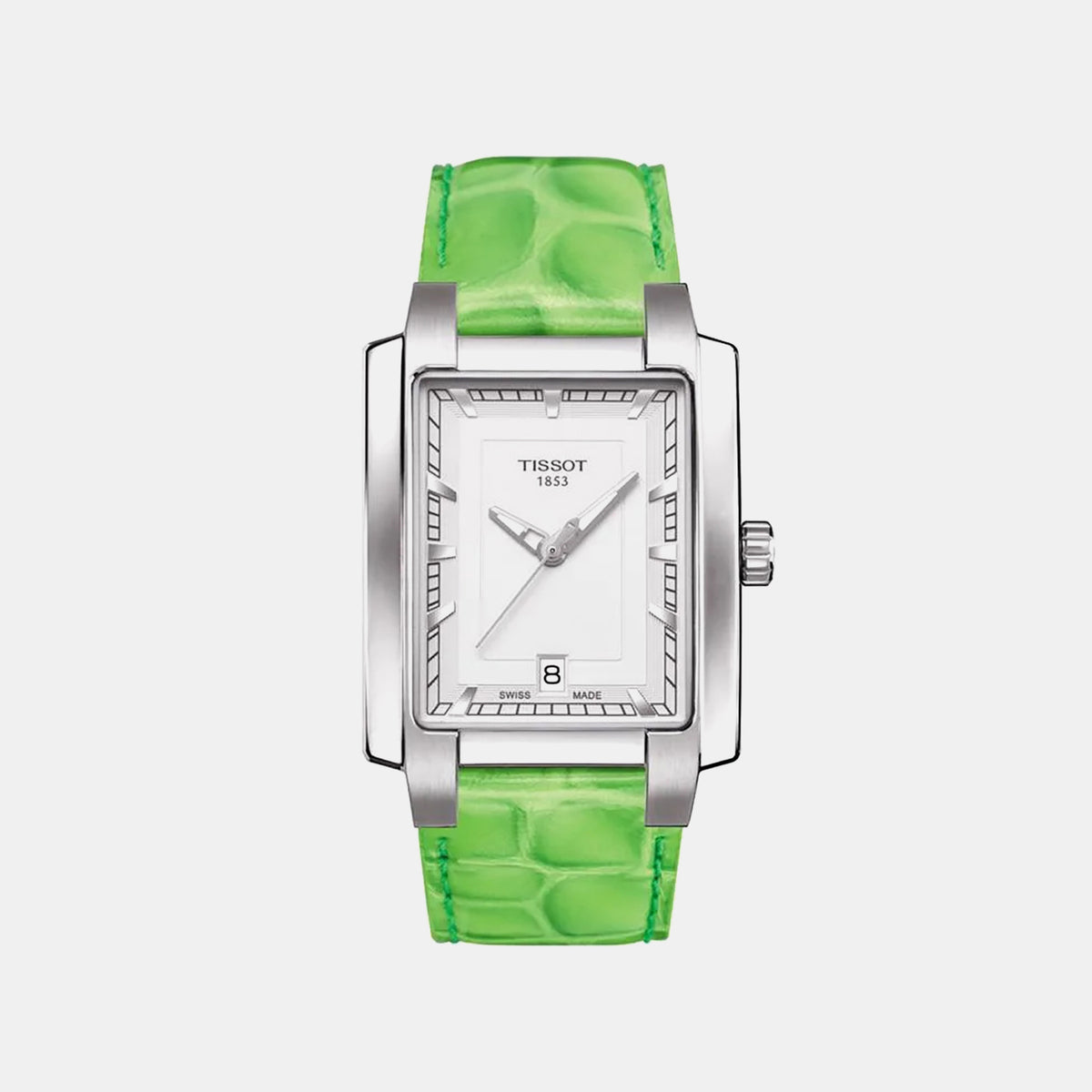 No collection name Women Quartz White Dial Analog Leather Watch T0613101603103