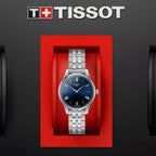 Tradition Women Quartz Blue Dial Analog Stainless Steel Watch T0632091104800