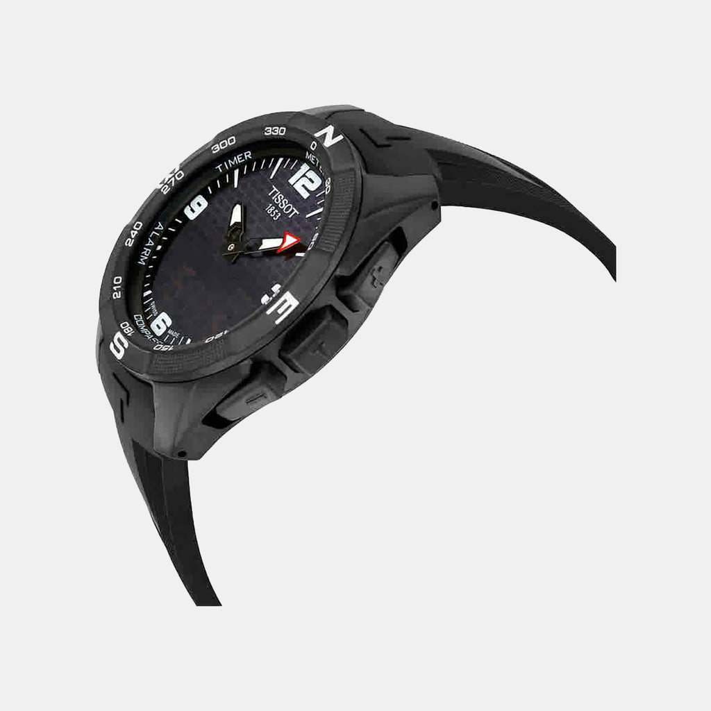 T-Touch Expert Solar Men Solar Black Dial Analog Rubber Watch T0914204705701
