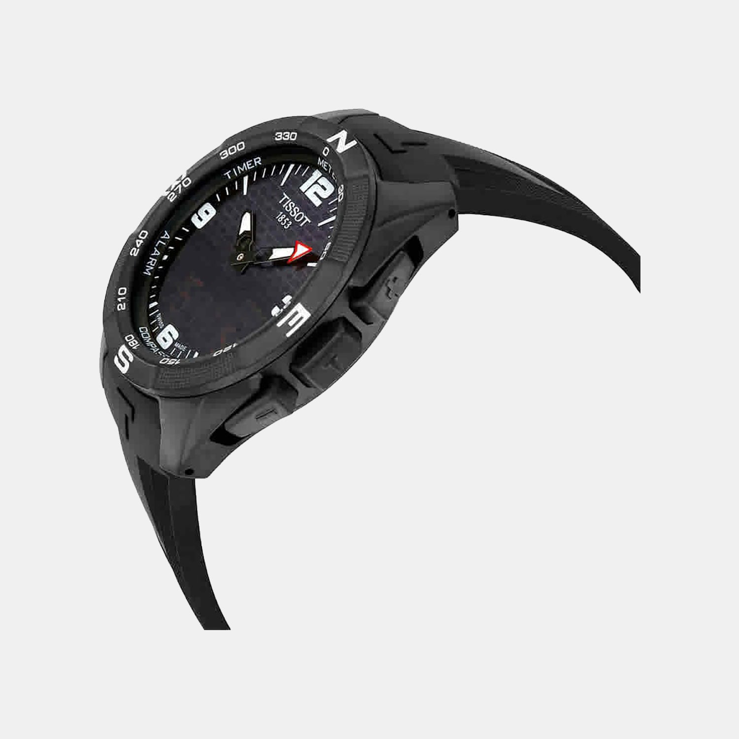 T-Touch Expert Solar Men Solar Black Dial Analog Rubber Watch T0914204705701