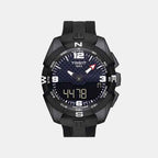 T-Touch Expert Solar Men Solar Black Dial Analog Rubber Watch T0914204705701