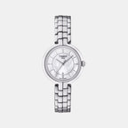 Flamingo Women Quartz White Mother Of Pearl Dial Analog Stainless Steel Watch T0942101111100