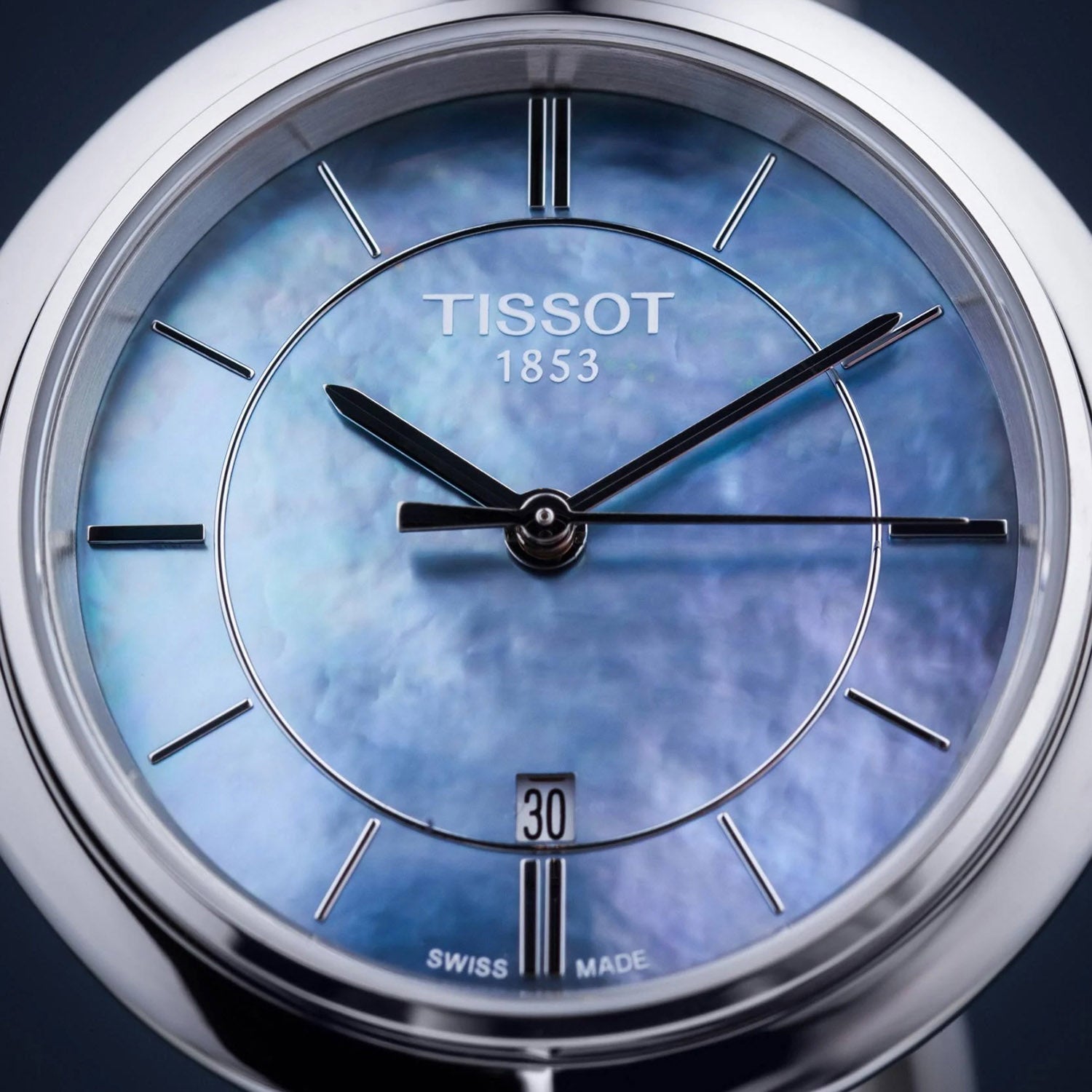 Flamingo Women Quartz Blue Dial Analog Stainless Steel Watch T0942101112100