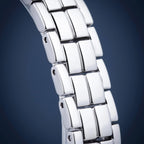 Flamingo Women Quartz Blue Dial Analog Stainless Steel Watch T0942101112100