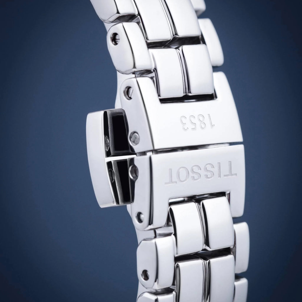 Flamingo Women Quartz Blue Dial Analog Stainless Steel Watch T0942101112100