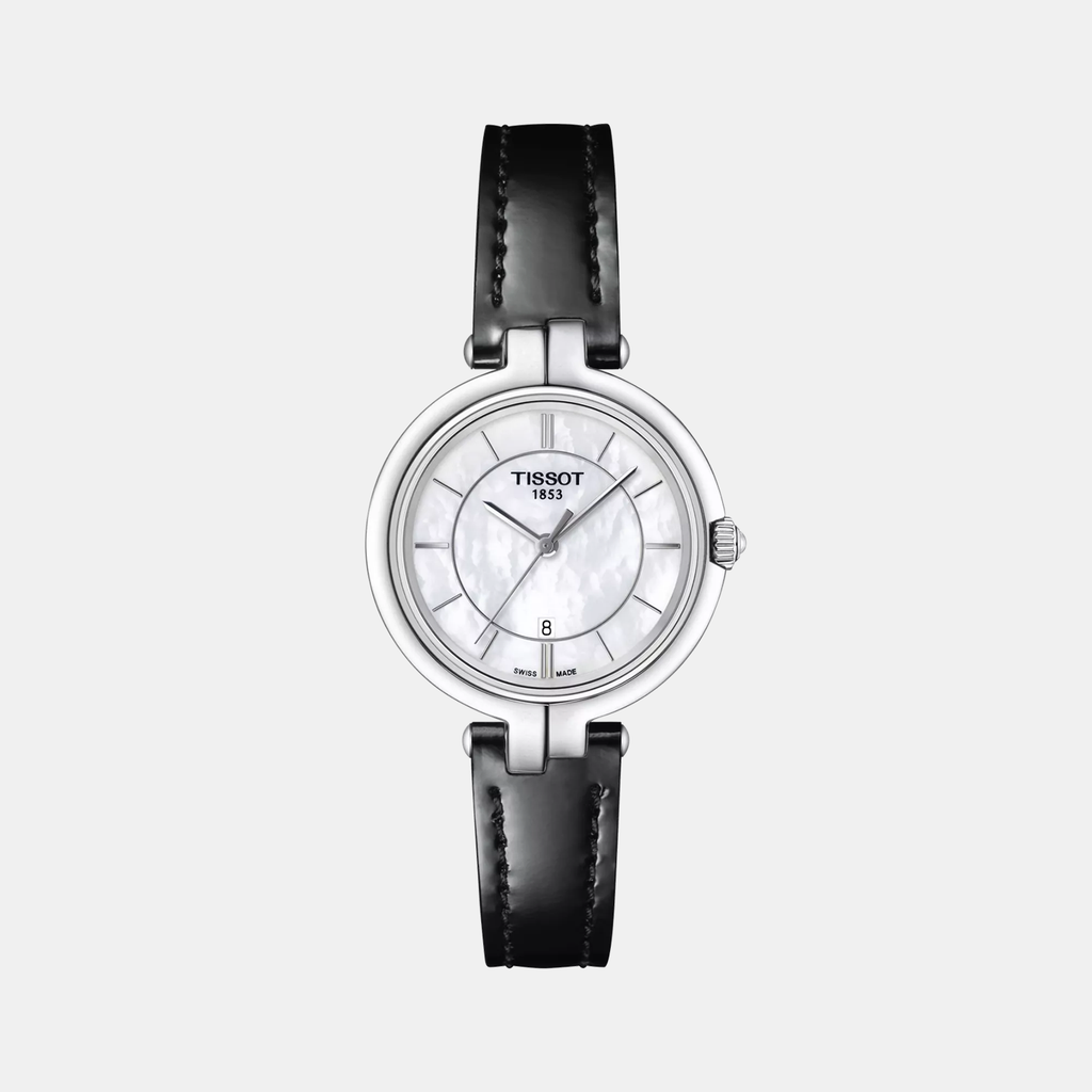 Tissot Round White Mother Of Pearl Analog watch